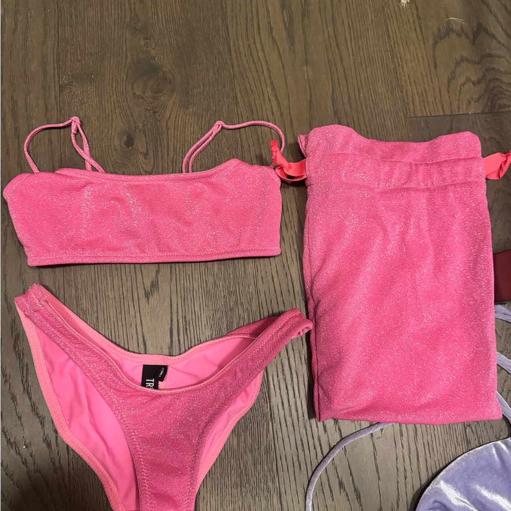 Triangl Swimwear Pink Bikini Set